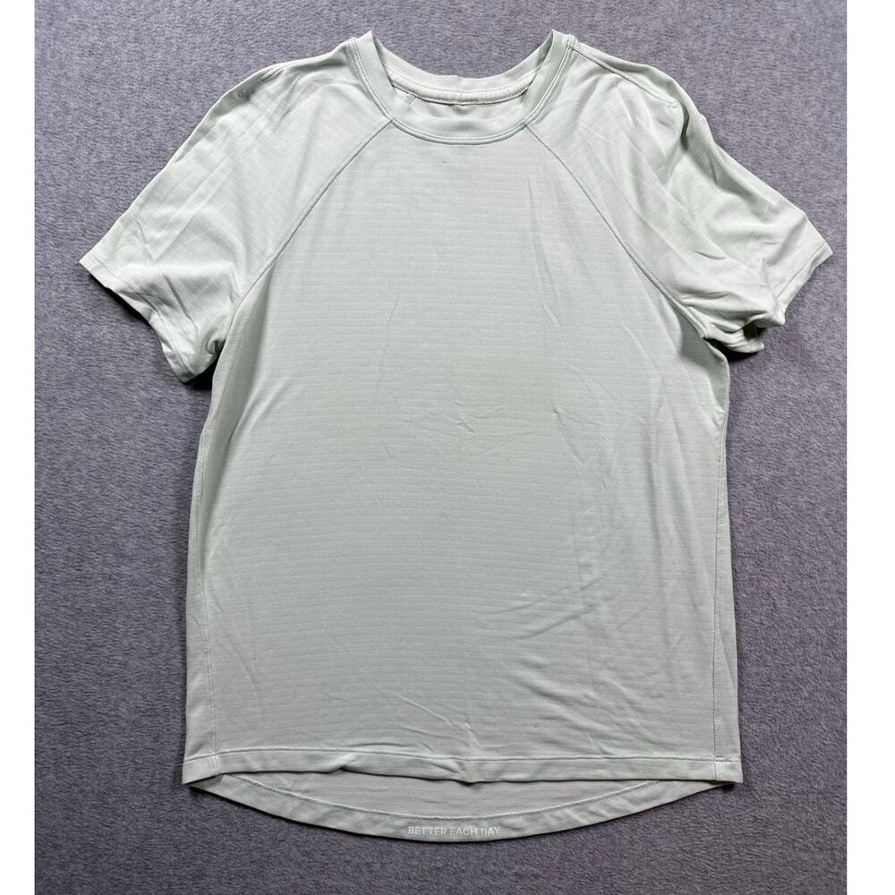 Lululemon Athletic T-Shirt Women's 6 Round Neck Raglan Short-Sleeve Mint Green